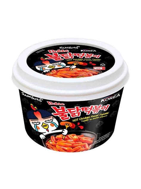 Рисовые клецки Samyang Buldak Hot Chicken Flavor Topokki 185 г