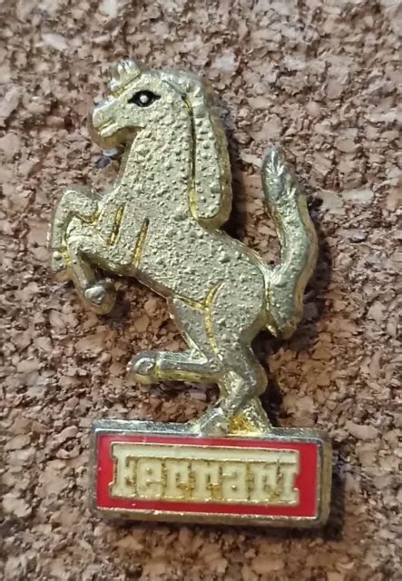 Pin S Ferrari Cheval Automobile Voiture Logo Embl Me Vintage Pins