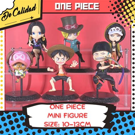 Decalidad One Piece Luffy Zoro Sabo Law Boa Hancock Chopper Mini Figure