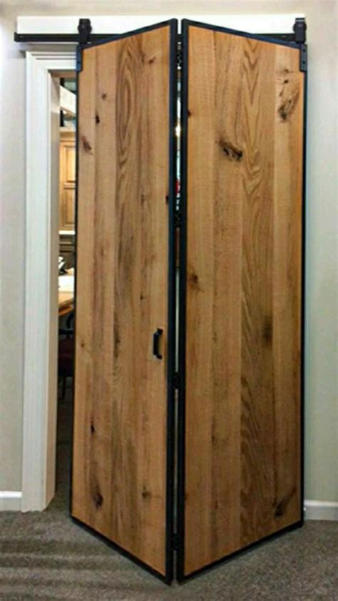 Polson Bi Fold Barn Door Hardware 72 Opening Artofit