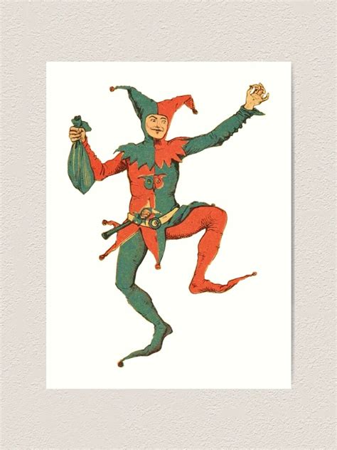 "Court Jester" Art Print for Sale by Tickleart | Redbubble