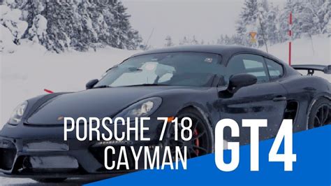 Comingsoon Porsche Cayman Gt Runs Naked In The Snow Youtube