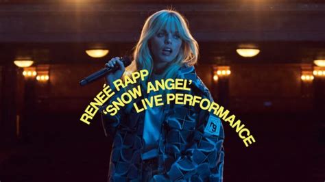 Reneé Rapp Performs Her Snow Angel” Single Live Via Vevo