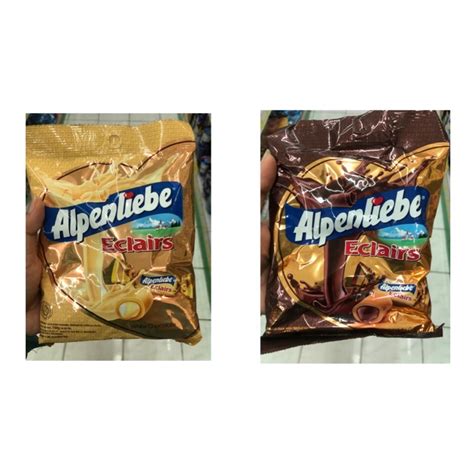 Jual Permen Alpenliebe Eclairs Chocolate Caramel White Caramel Isi