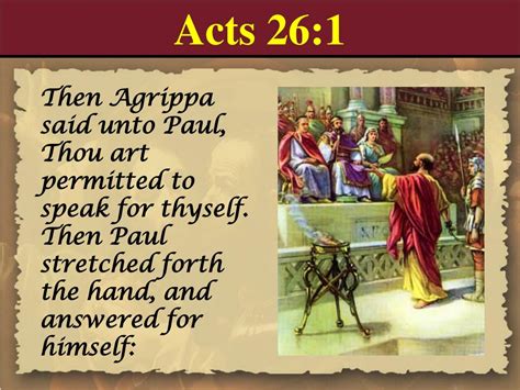 Ppt Book Of Acts Chapter 26 Powerpoint Presentation Free Download