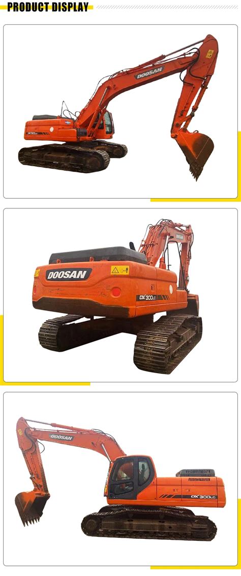 Used Doosan Dx300 Excavator Original Korea Doosan Machine Doosan Dx200