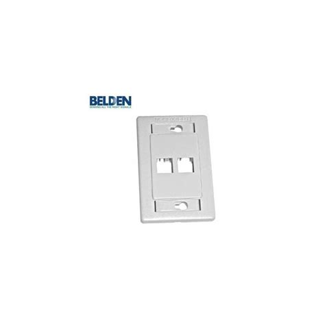 Placa De Pared Faceplate De 1 Puerto Marca Belden Placa De Pared 2