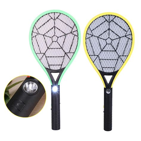 Rechargeable Electric Electric Fly Swatter 3 Layers Anti Mosquito ...