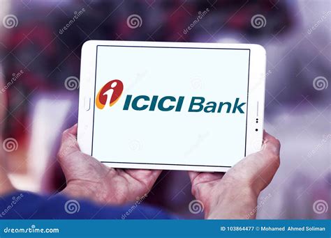 ICICI Bank logo editorial photography. Image of editorial - 103864477