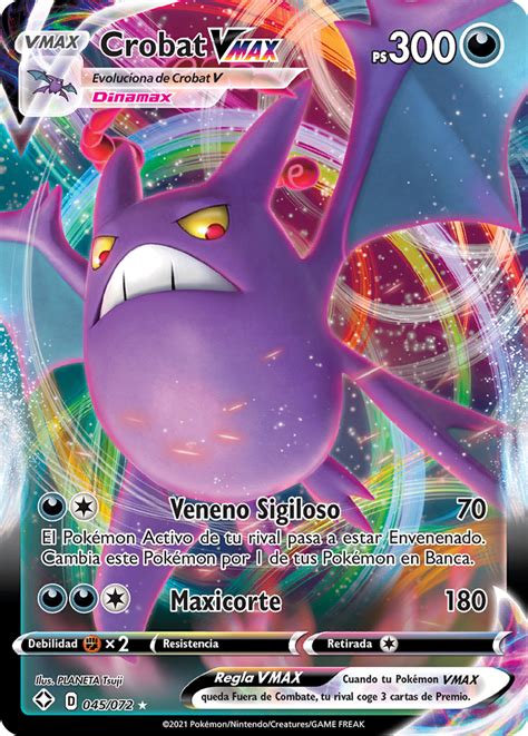 Crobat VMAX Destinos Brillantes TCG WikiDex la enciclopedia Pokémon