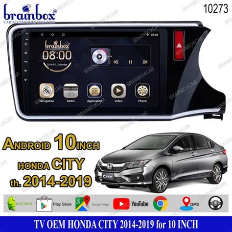 Promo Brainbox TV Mobil OEM Honda City 2014 2019 Android Headunit Tape