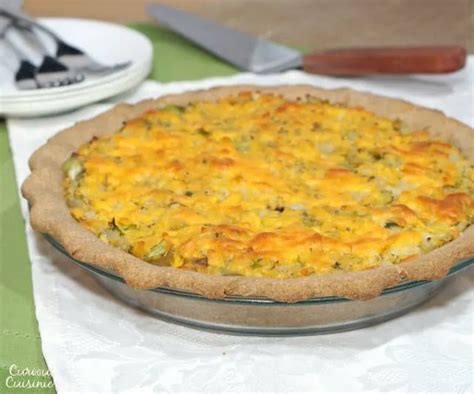 Homity Pie British Cheesy Potato Leek Pie Curious Cuisiniere