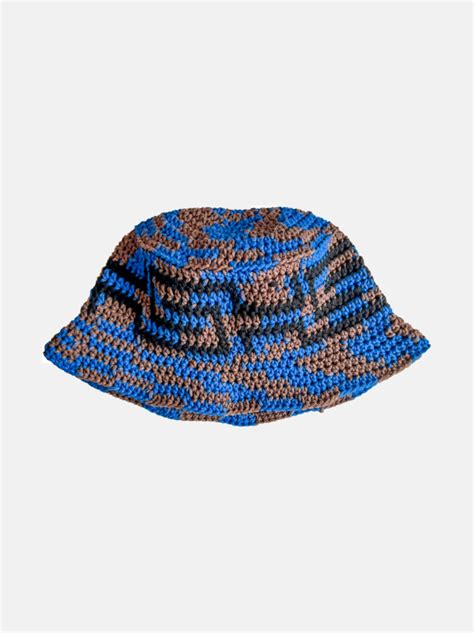 Sex Hippies Crocheted Bucket Hat Royalbrown Garmentory