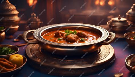 premium photo chicken makhni handi  hotel