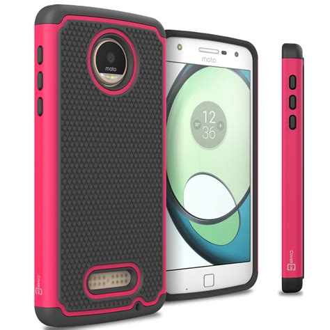 For Motorola Moto Z Play Droid Case Tough Protective Hard Hybrid Phone Cover