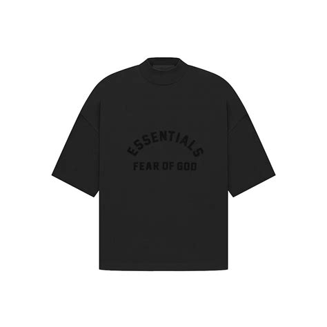 Fear Of God Essentials Tee Mens Blackfear Of God Essentials Tee Mens Black Ofour