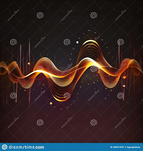 Sound wave soft Color stock illustration. Illustration of blend - 266814591