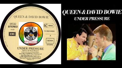 Queen David Bowie Under Pressure New Disco Mix Extended Vocal