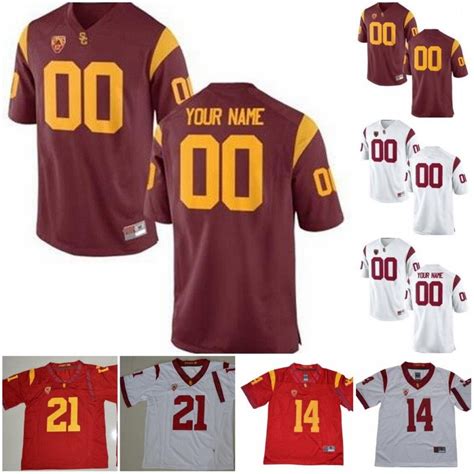 2020 Mens Custom USC Trojans Football Jersey JT Daniels Amon Ra St ...