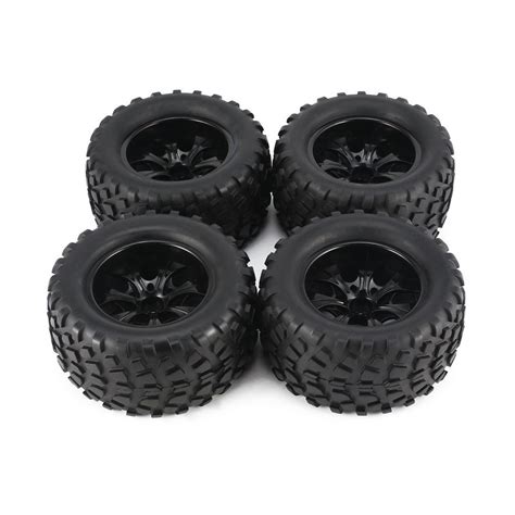 4 Uds Neumáticos de llanta de rueda de 130mm para 1 10 Monster Truck