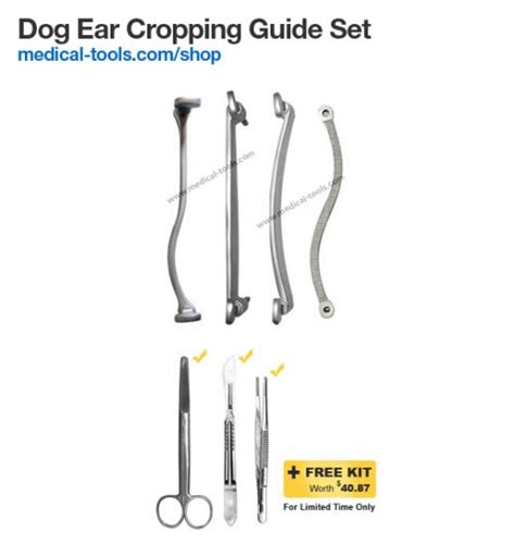 Dog Ear Cropping Guide Set | Medical Tools Shop
