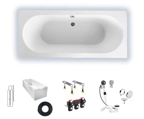 Villeroy Boch O Novo 1800x800 Duo Rechteck Badewanne UBA180CAS2V 01