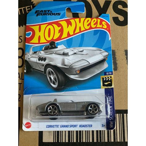 Hot Wheels Corvette Grand Sport Roadster Velozes E Furiosos Shopee Brasil