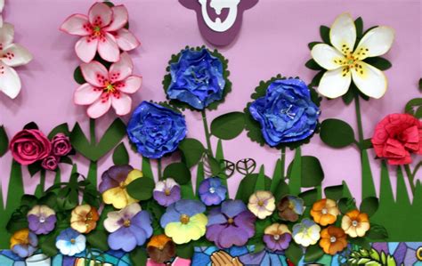 How To Make 3d Flowers For Bulletin Boards