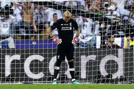 Loris Karius Liverpool Cuts Dejected Figure Editorial Stock Photo