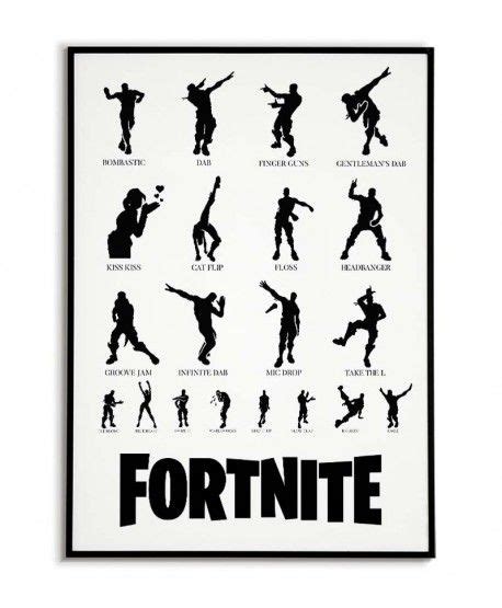 Plakat FORTNITE Z Gry Dla Gracza Taniec Z Fortnite Dla Fana Fortnite