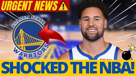 😨🚨goodbye Klay Thompson The Warriors Decision That Surprised Everyone Golden State Warriors