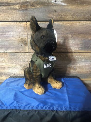 K9 Kaos Hero Dog Plush Toy Sepolicek9foundation