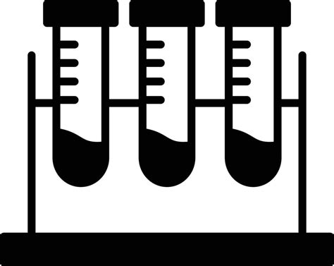 Test Tube Glyph Icon 9864553 Vector Art At Vecteezy