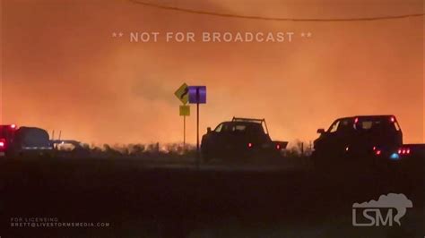 02 27 2024 Pantex Plant Amarillo Tx Fire Storm In The Texas