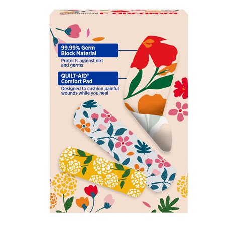 Flexible Fabric Adhesive Bandages, Limited Edition Wildflower Designs | BAND-AID® Brand