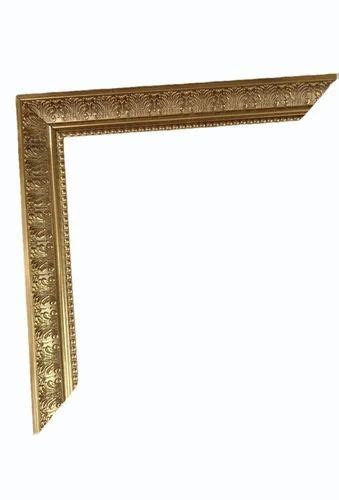 Polyfibre Golden Design Molding For Using Photo Frame Size 4x6 Inch