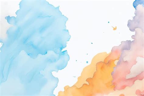 Premium Photo Hand Painted Watercolour Background