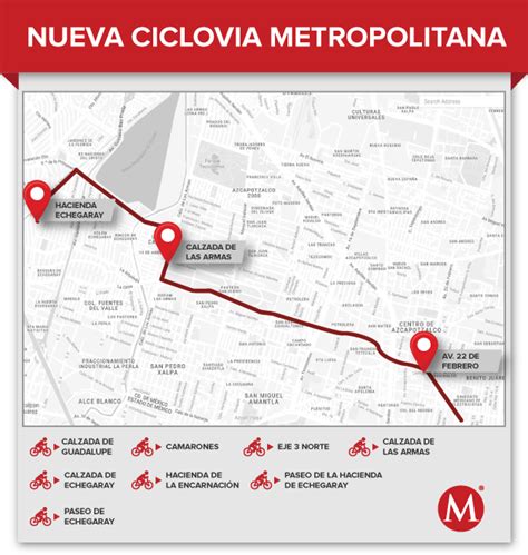 Mapa De La Ciclov A Metropolitana Que Une A Edomex Con Cdmx Grupo Milenio