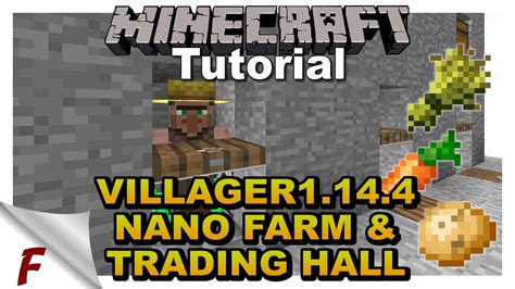 Semi Automatic Minecraft Villager Micro Potato Carrot And Wheat Farm