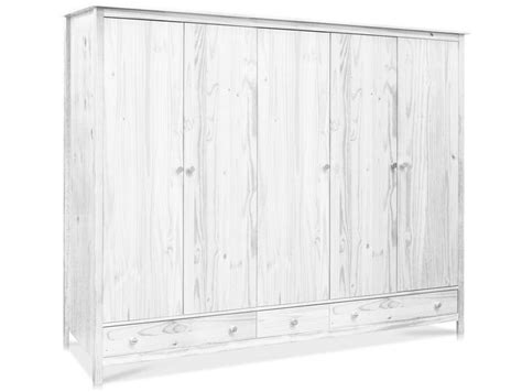 Tobino Kleiderschrank Trg Material Massivholz Kiefer White Wash