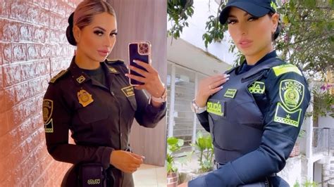 La Policía Más Sexy De Colombia Enloqueció Con Atrevido Hilo