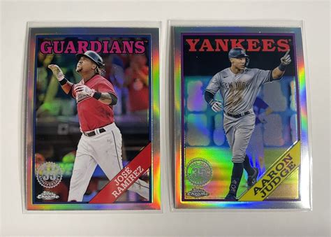 Aaron Judge Bc Jose Ramirez Bc Topps Chrome Th