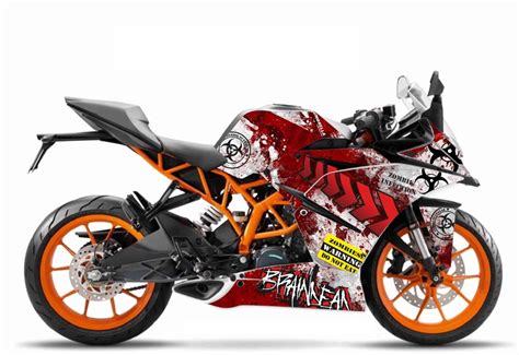 Buy CR Decals KTM Rc Zombie Series Edition Sticker Kit Rc 125 200 390