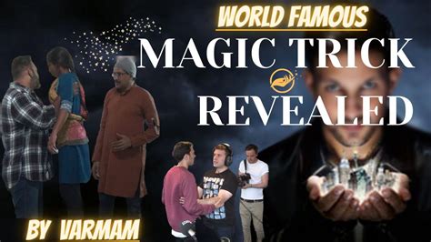 Is World Famous Magician Dynamo Using Varmam The Secret Dynamo S