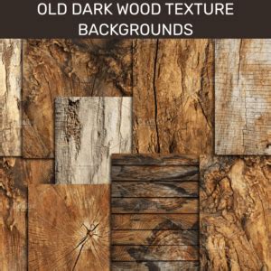 Old Dark Wood Texture Backgrounds MasterBundles