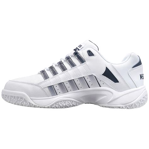 K Swiss Mens Court Prestir Omni Tennis Shoes Whitenavy