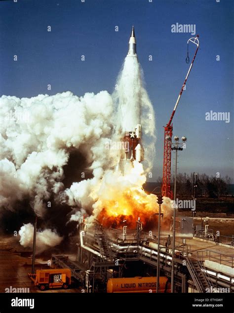 Atlas Missile, Launch Stock Photo - Alamy