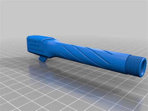 Free Stl File Airsoft Glock 17 Outer Barrels 🔫・3d Printing Design To