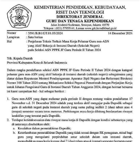 Tenaga Honorer Tak Bisa Daftar Pppk Tahap Karena Dapodik Daftar