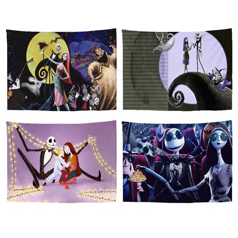 The Nightmare Before Christmas Backdrop Modern Party Banner For Party